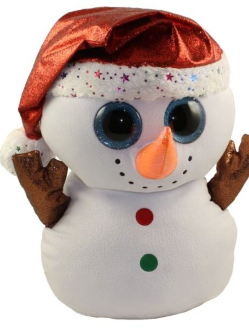 TY 36298 15.74" Flurry Snowman Boo Large Xmas 2019, Multicolored NEW